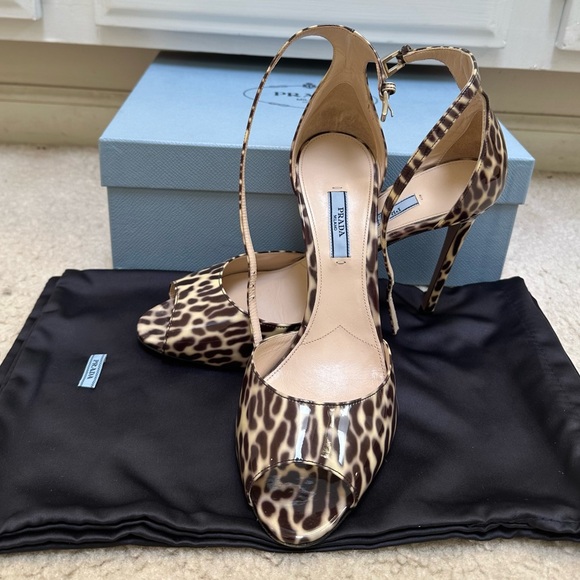 NWT Prada Size 41 high heel sandals - Picture 2 of 8